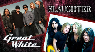MMEC Books Great White and Slaughter at Snoqualmie Casino